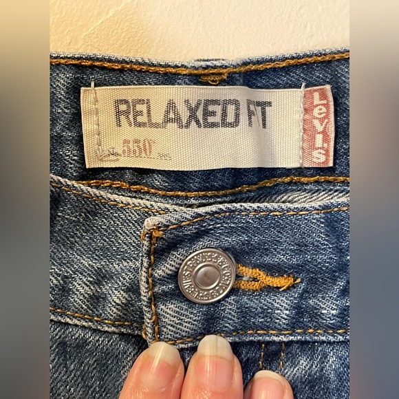 - Levi’s Men’s 550 Relaxed Fit Jeans Blue Size 38/29 (36x27) - Picture 3 of 8